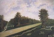 Henri Rousseau The Forest Road painting